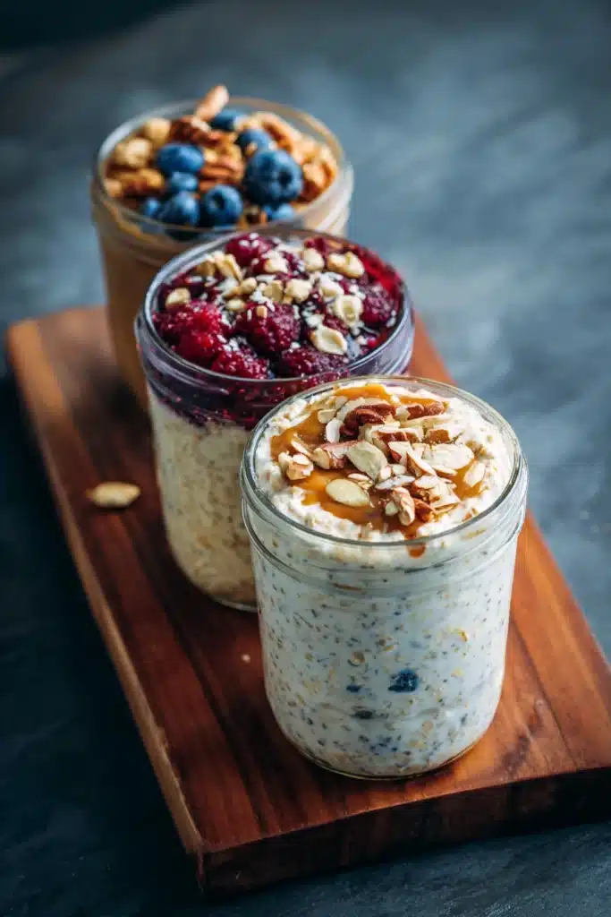 high protein overnight oats without protein powder