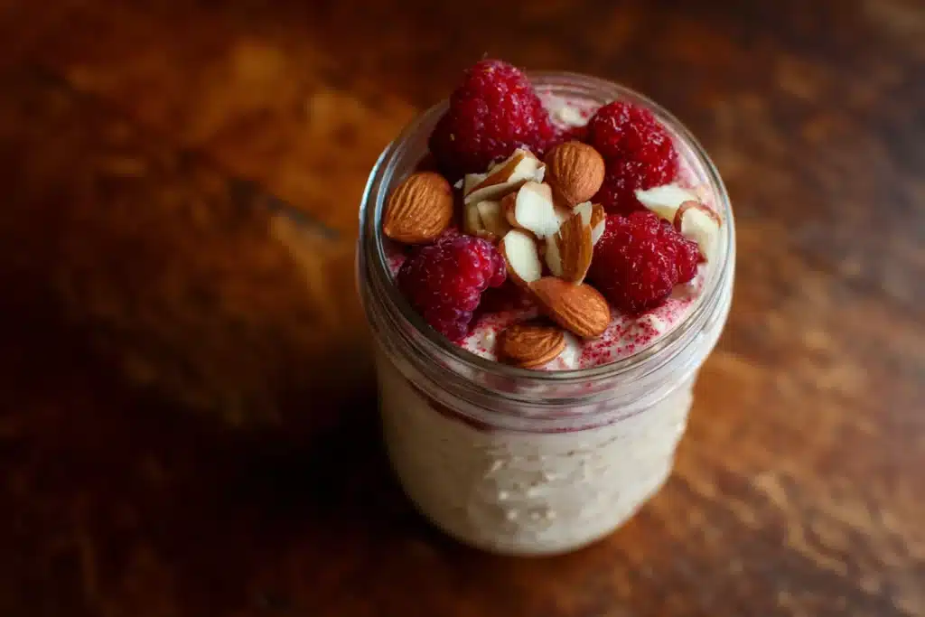 high protein overnight oats without protein powder