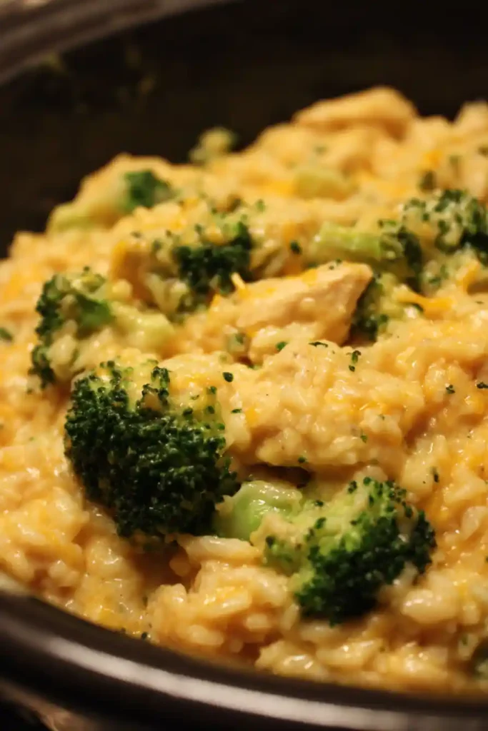 Crockpot Cheesy Chicken and Broccoli Rice (Family Favorite!) 5 Crockpot Cheesy Chicken and Broccoli Rice