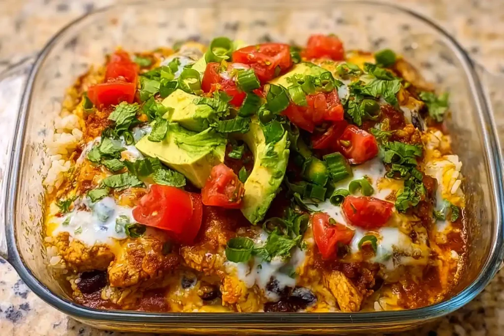 Chicken Cottage Cheese Enchilada Bowls
