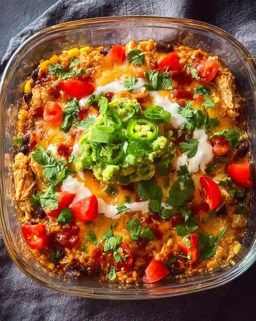 Chicken Cottage Cheese Enchilada Bowls