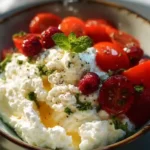 Healthy Cottage Cheese Protein Bowl with fruits and nuts