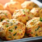 Healthy breakfast protein biscuits ready to be enjoyed for a nutritious meal.