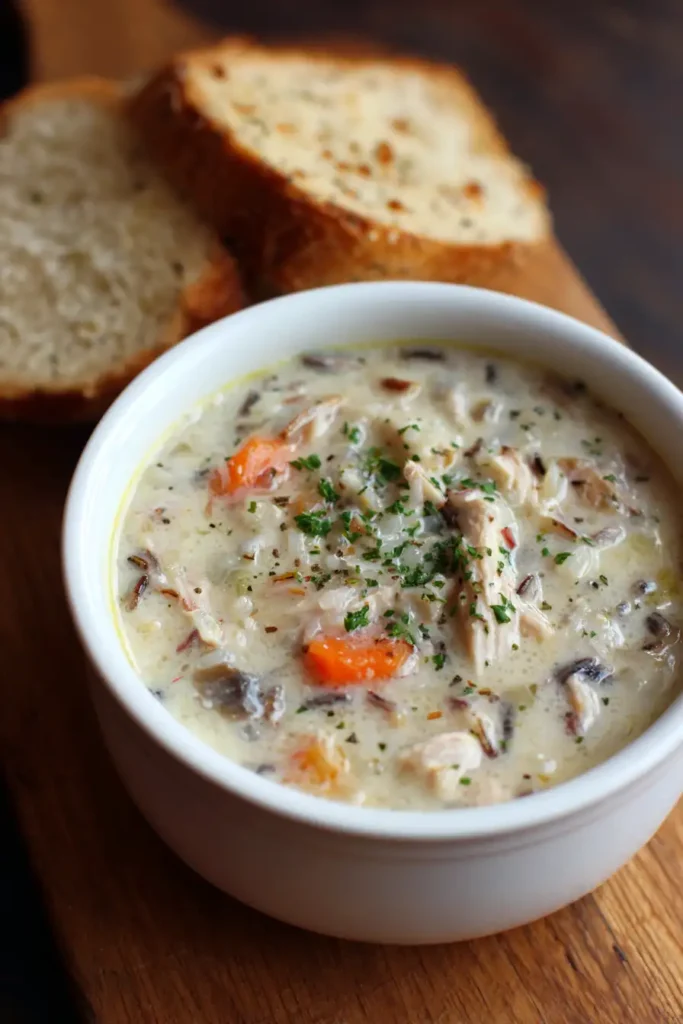 Crockpot Chicken and Wild Rice Soup – Cozy, Creamy, and So Simple! 5 Slow Cooker Chicken Wild Rice Soup