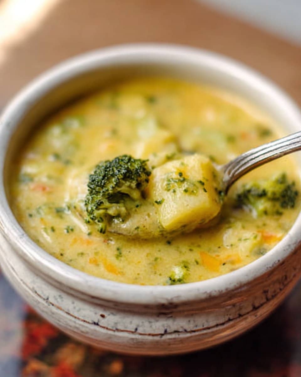 Broccoli Potato Cheese Soup 4 Broccoli Potato Cheese Soup Recipe