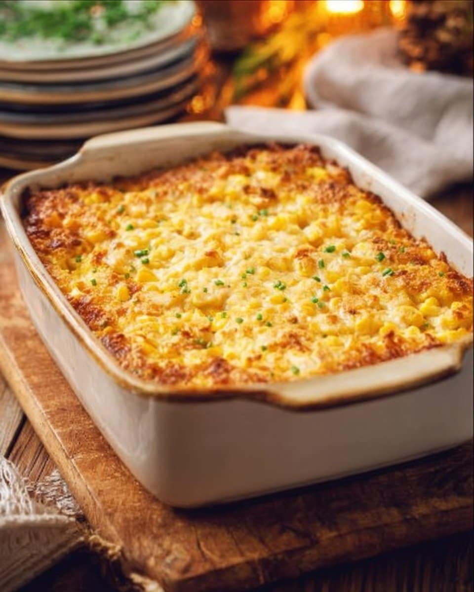 Cream Cheese Corn Casserole 4 Cream Cheese Corn Casserole