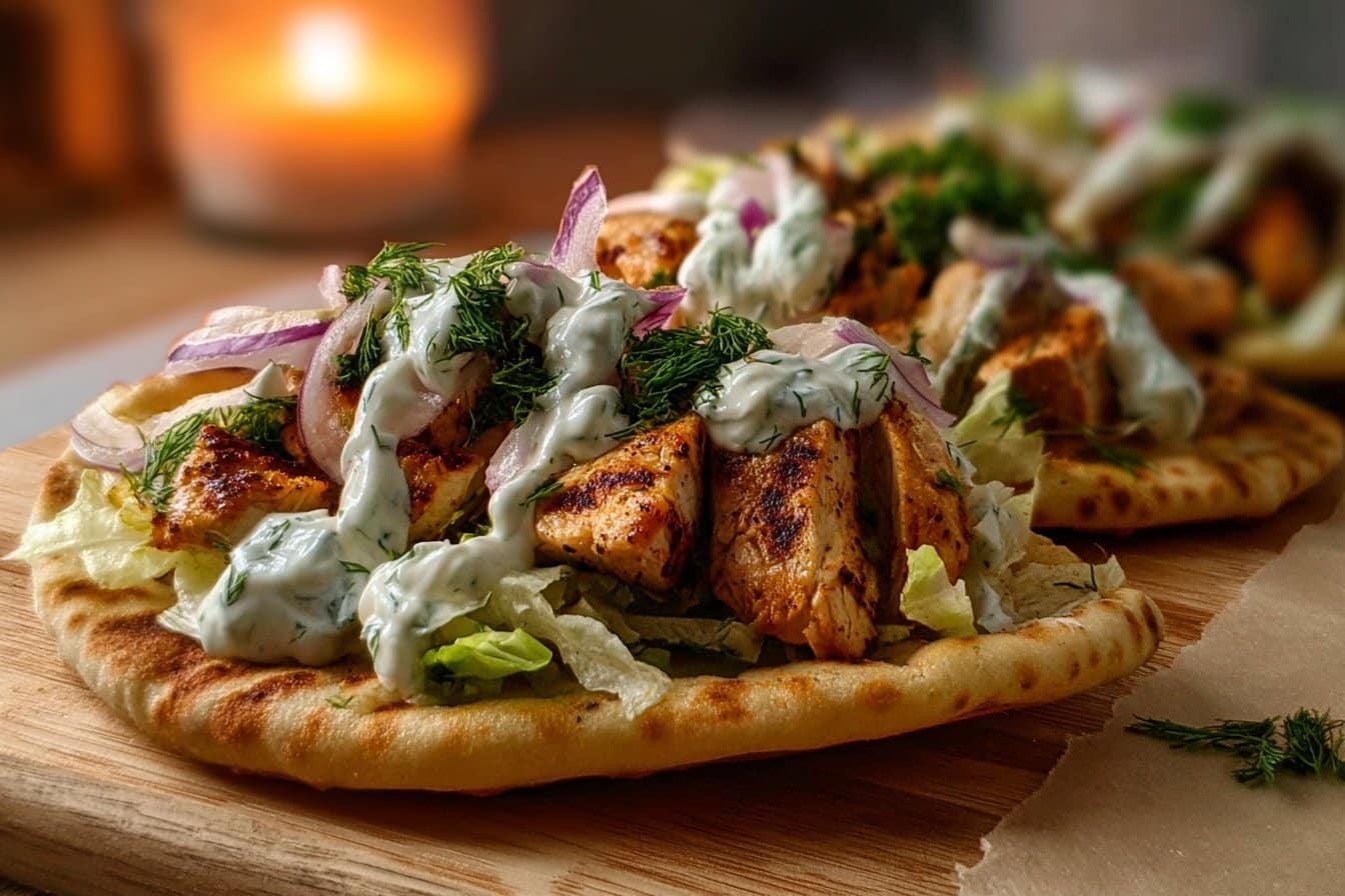 Sheet Pan Chicken Pitas with Herby Ranch 4 Sheet Pan Chicken Pitas with Herby Ranch