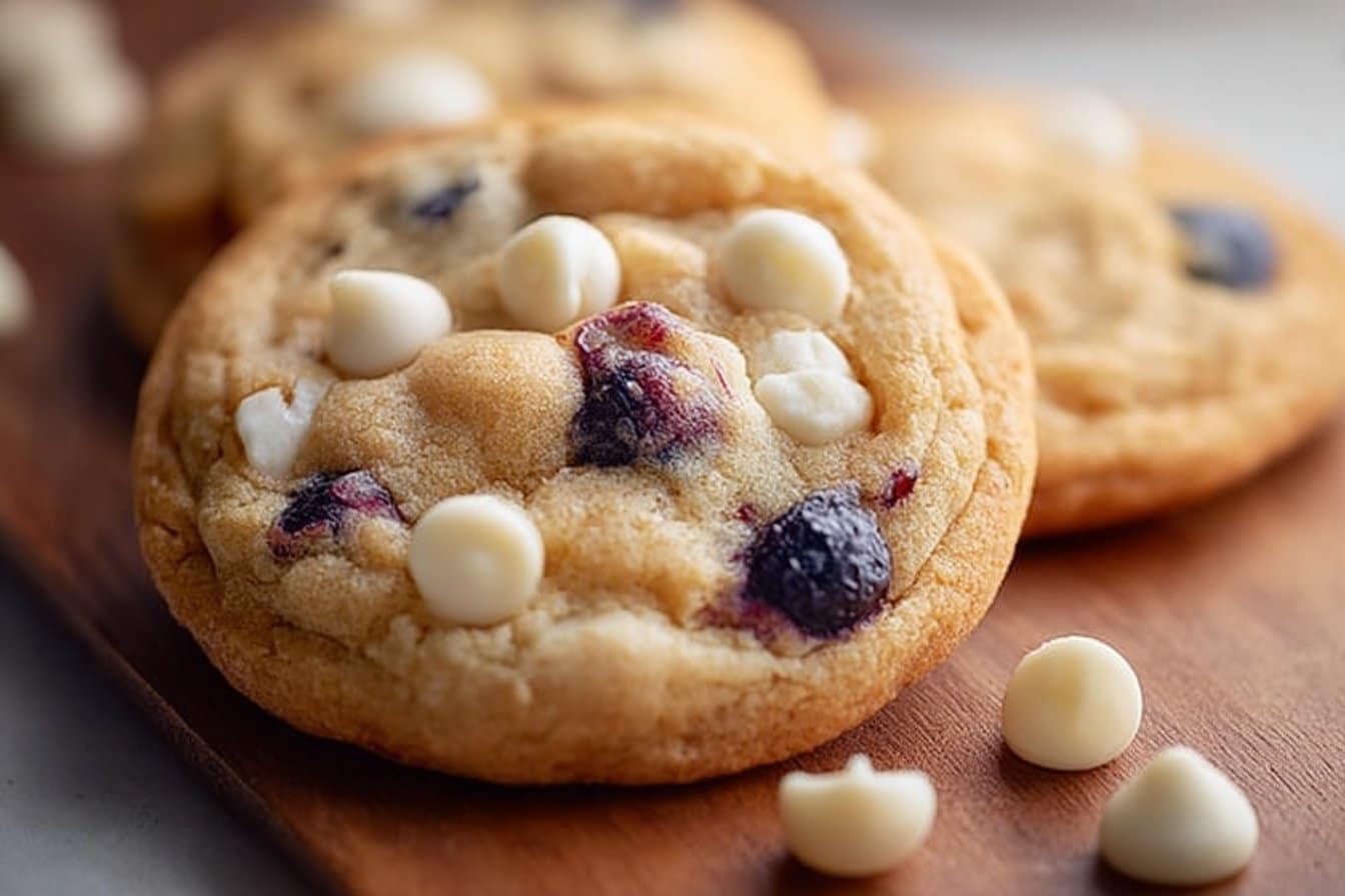 Blueberry White Chocolate Chip Cookies - Alright with Me 4 Blueberry White Chocolate Chip Cookies - Alright with Me