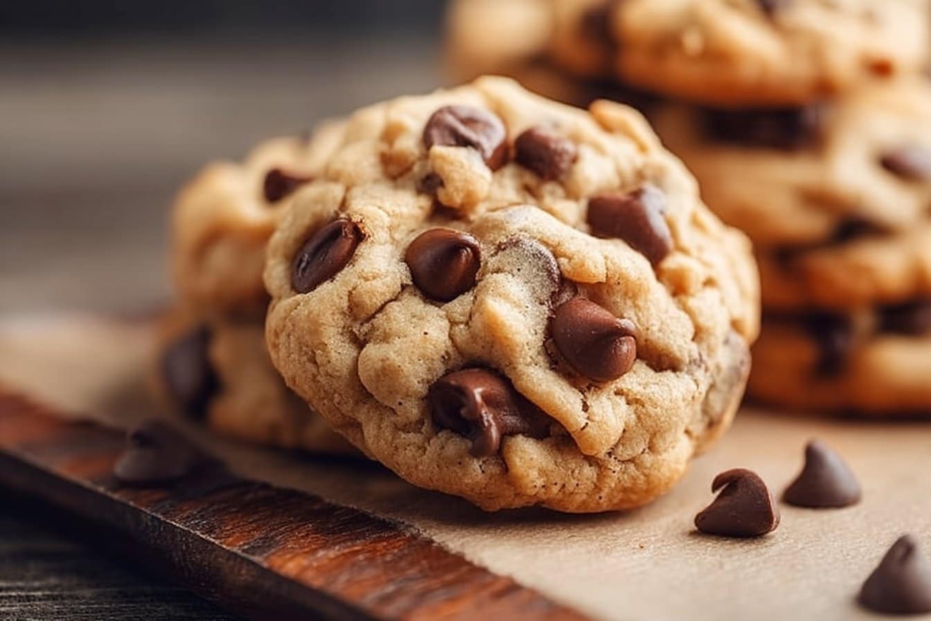 Easy Peanut Butter Chocolate Chip Cookies 4 Easy Peanut Butter Chocolate Chip Cookies