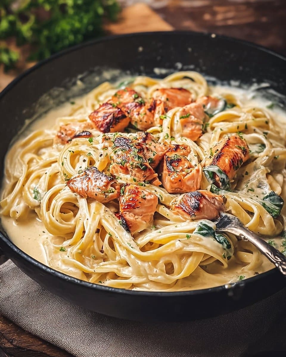 Creamy Salmon Pasta 4 Creamy Salmon Pasta