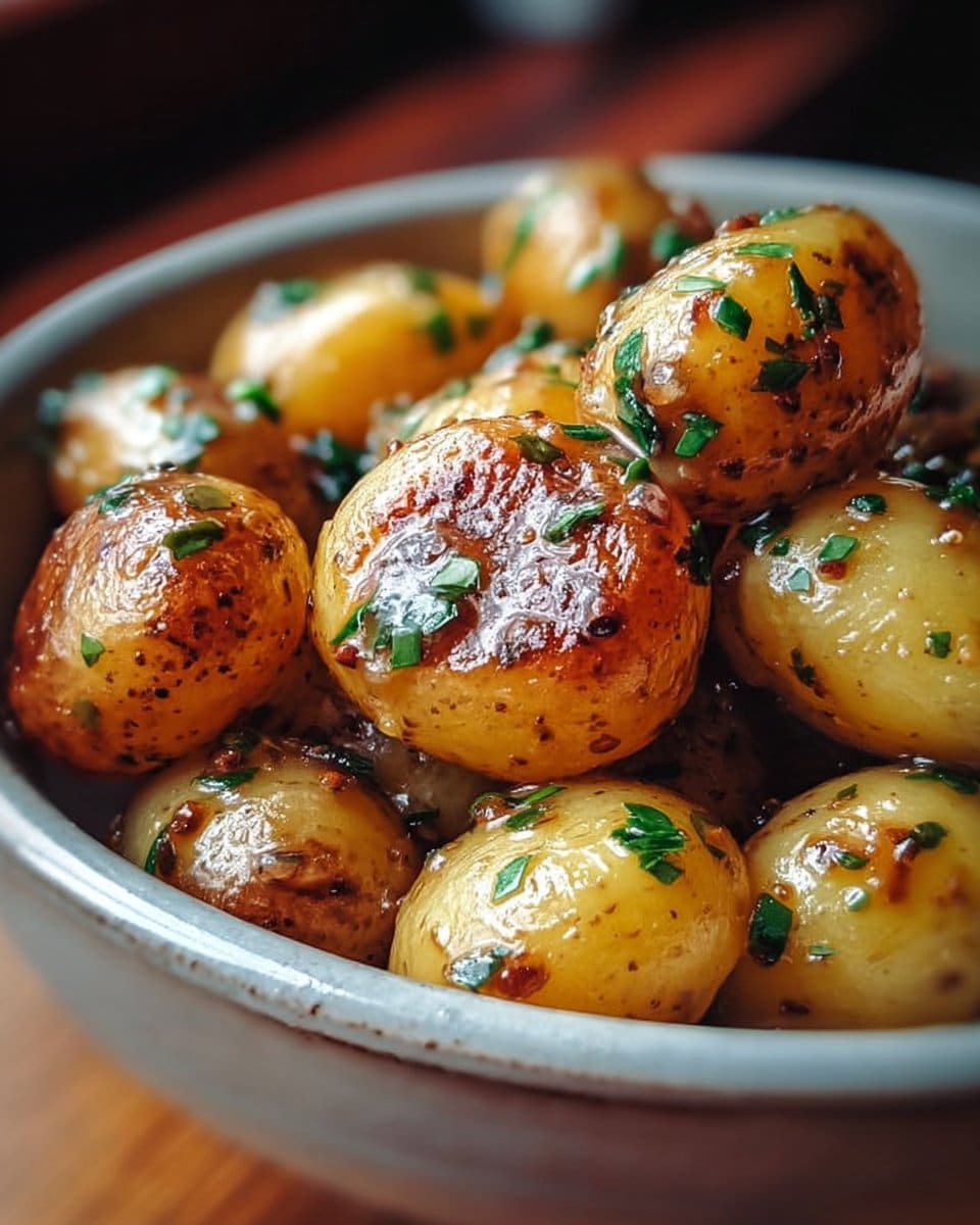 Garlic Sauce Baby Potatoes 4 Garlic Sauce Baby Potatoes