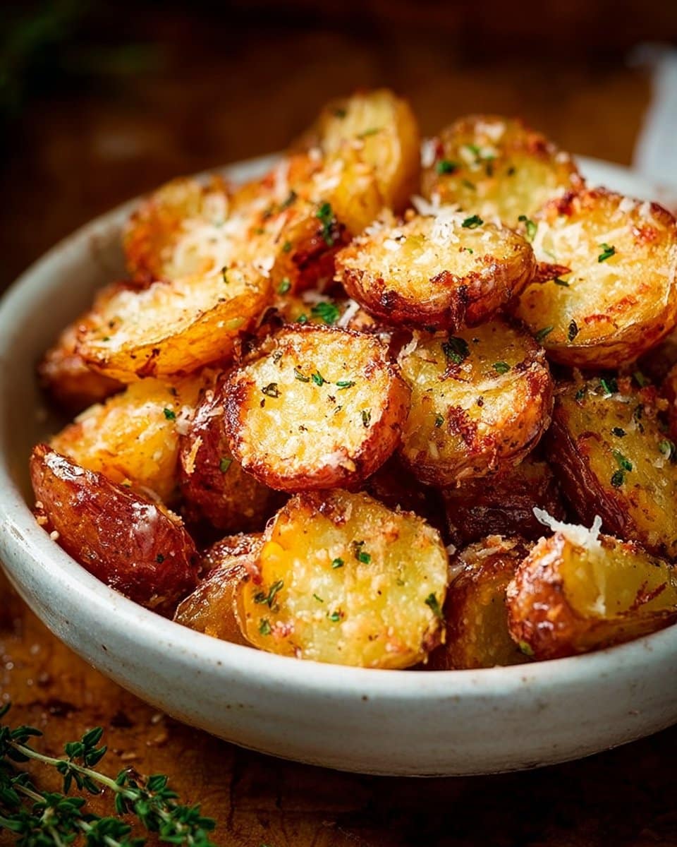 Crispy Parmesan Roasted Potatoes 4 Crispy Parmesan Roasted Potatoes