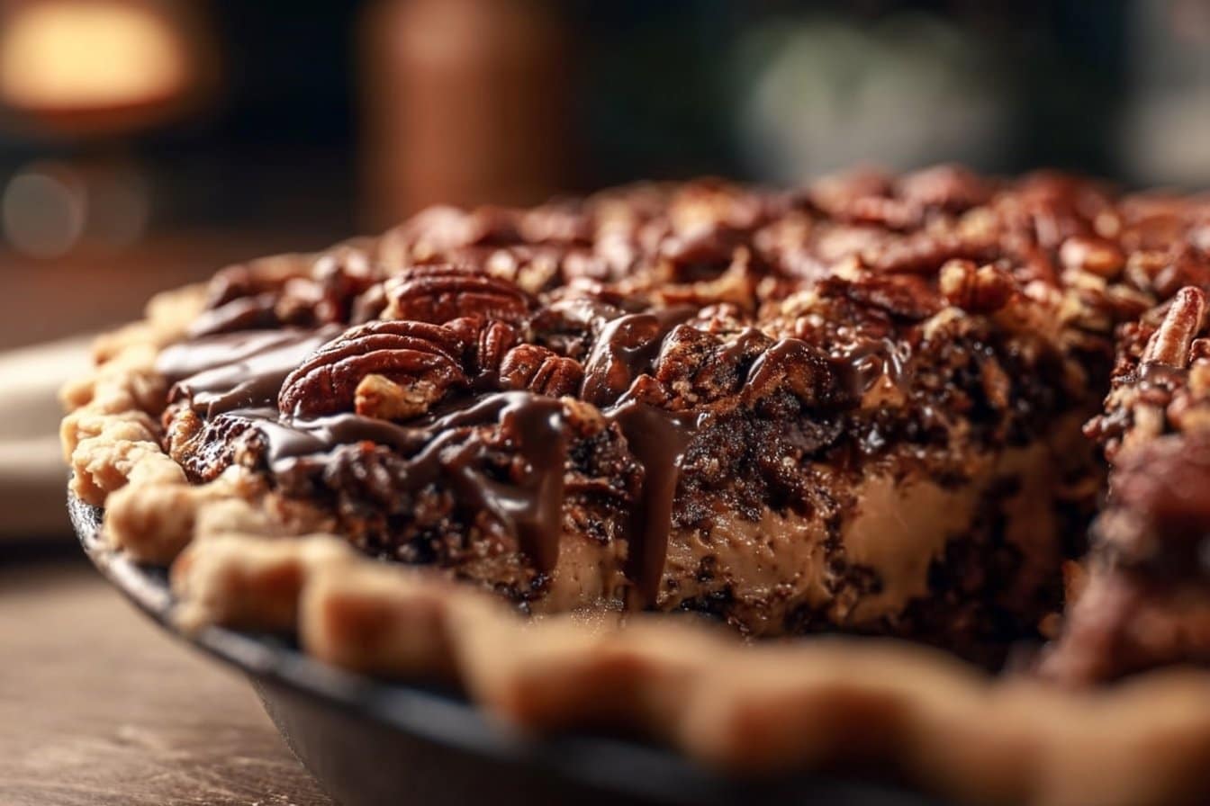 Texas Chocolate Pecan Pie 4 Texas Chocolate Pecan Pie