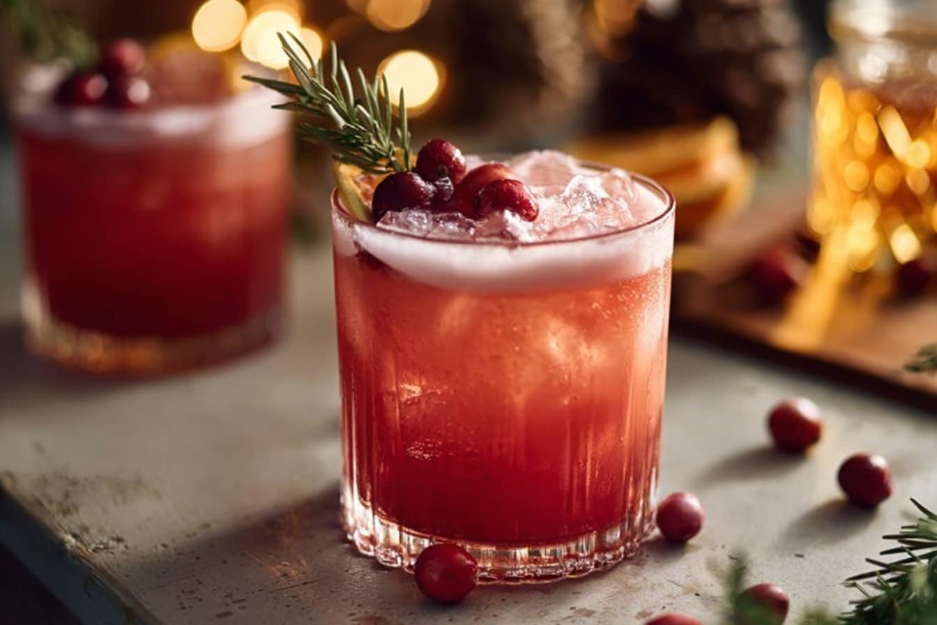 Cranberry Whiskey Sour 4 Cranberry Whiskey Sour