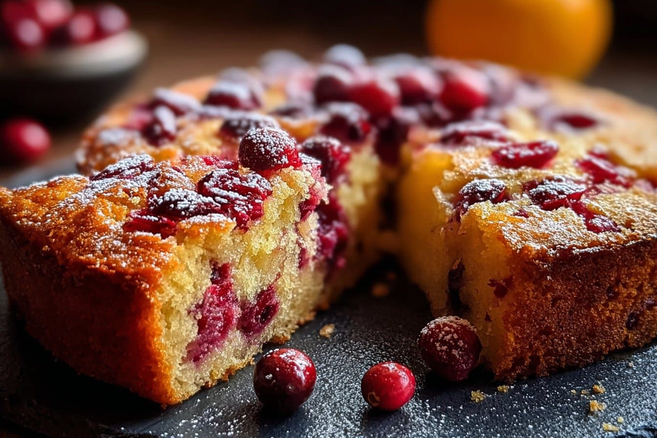 Cranberry Orange Breakfast Cake 4 Cranberry Orange Breakfast Cake
