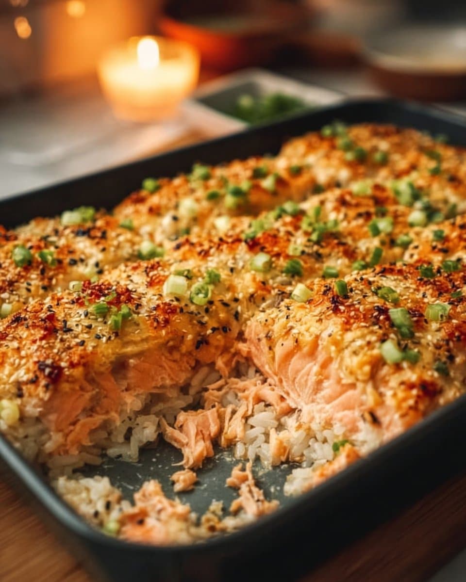 Salmon Sushi Bake 4 Salmon Sushi Bake