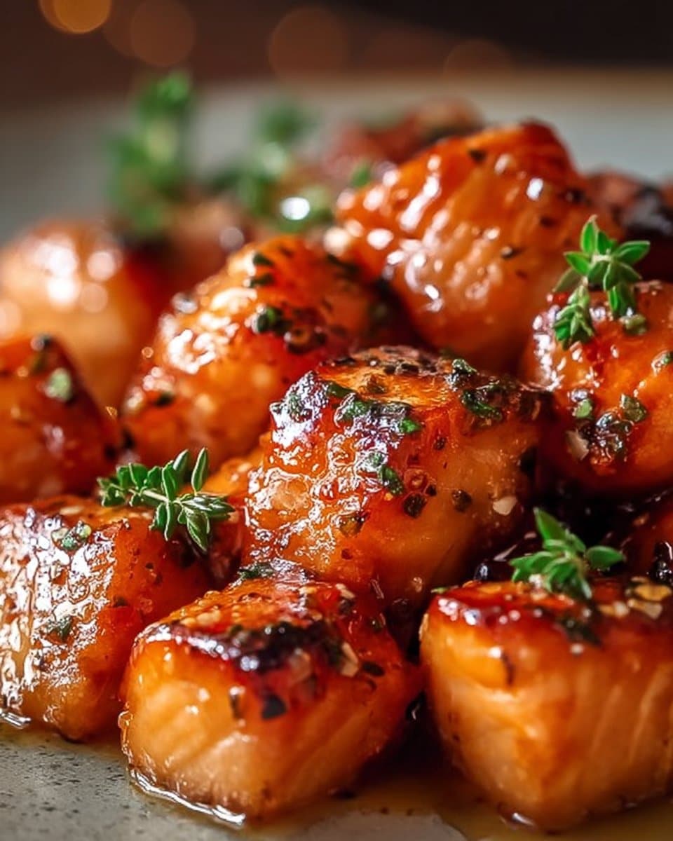 Air Fryer Honey Garlic Salmon Bites 4 Air Fryer Honey Garlic Salmon Bites