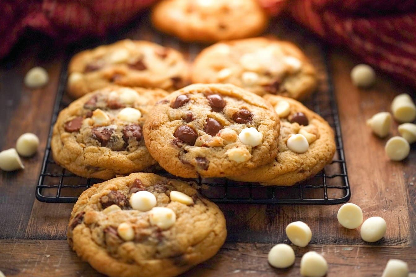 Chocolate Chip and White Chocolate Chip Cookies 4 Chocolate Chip and White Chocolate Chip Cookies