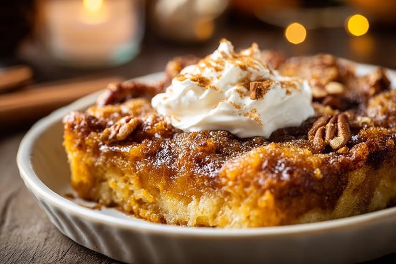 Pumpkin Dump Cake 4 Pumpkin Dump Cake