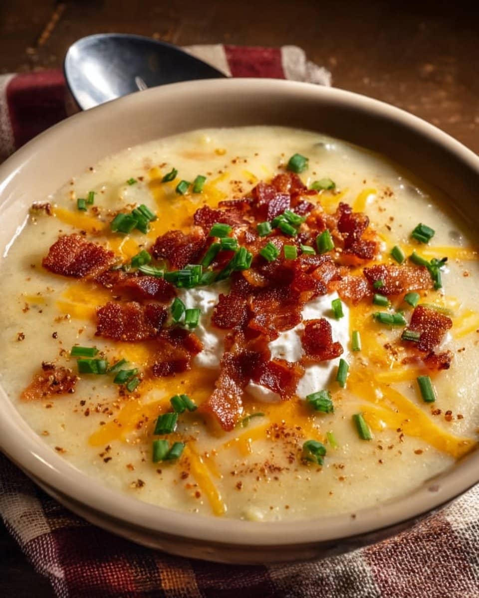 Crockpot Loaded Baked Potato Soup 4 Crockpot Loaded Baked Potato Soup