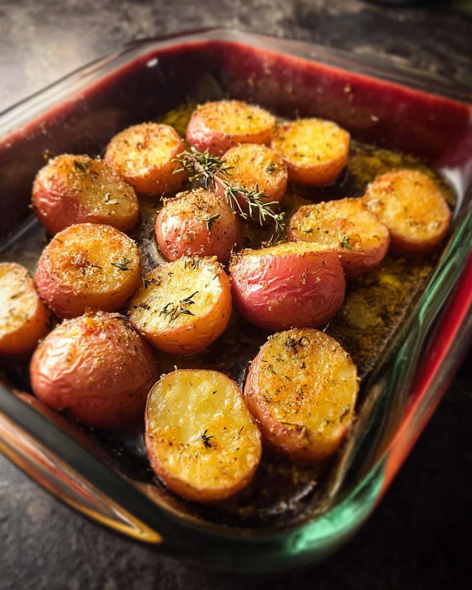Easy Oven Roasted Parmesan Potatoes 4 Easy Oven Roasted Parmesan Potatoes