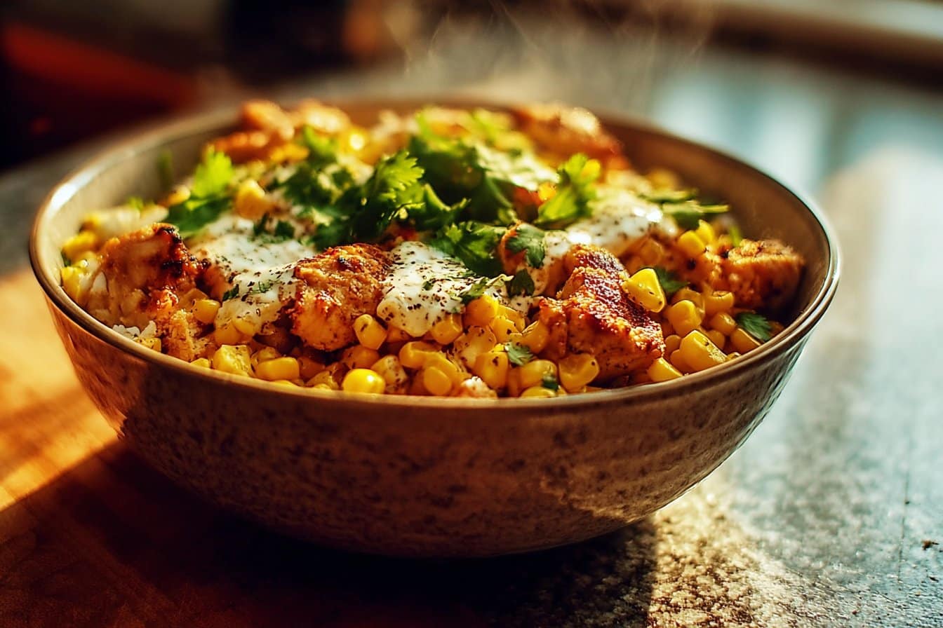 Tasty Street Corn Chicken Bowl 4 Tasty Street Corn Chicken Bowl