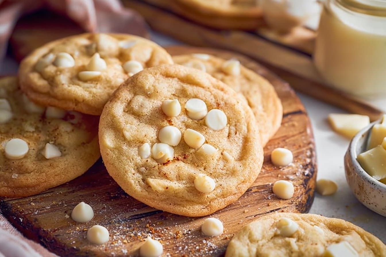 Soft and Chewy White Chocolate Chip Cookies 4 White Chocolate Chip Cookies
