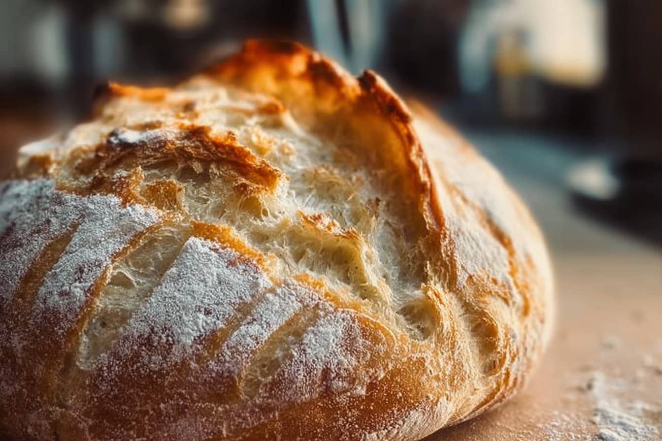 Simple No-Knead Artisan Bread 4 Simple No-Knead Artisan Bread