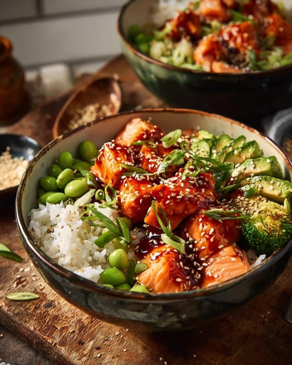 Honey Sriracha Salmon Bowls 4 Honey Sriracha Salmon Bowls: A Sweet and Spicy Delight