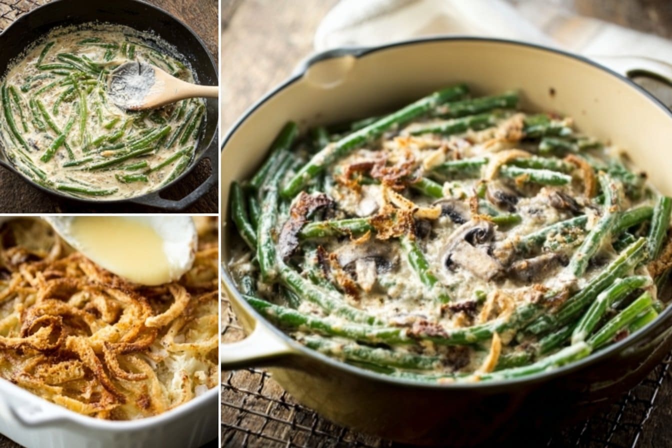 Green Bean Casserole Recipe from Scratch 4 Green Bean Casserole Recipe from Scratch!