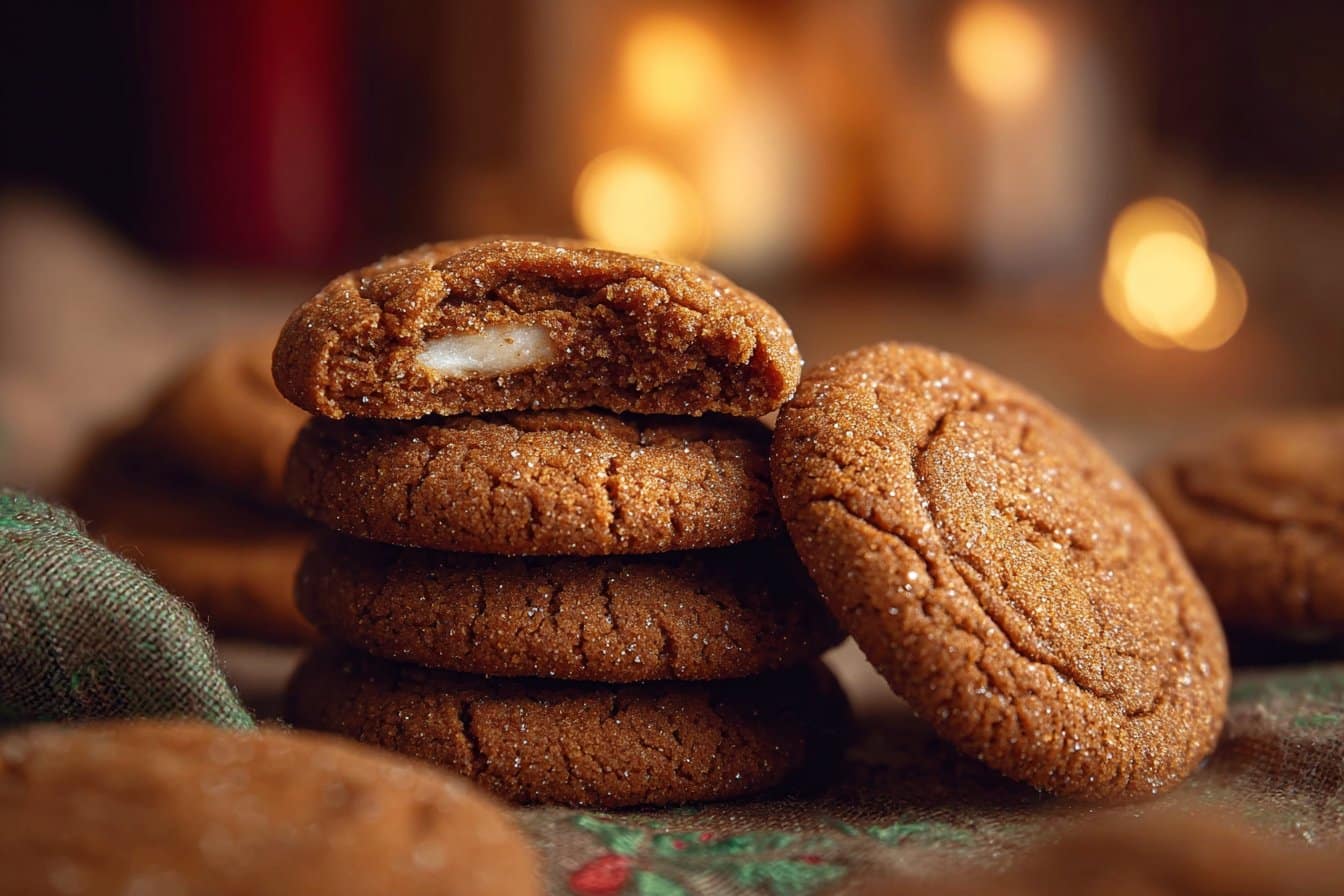 Gingerbread Cheesecake Cookies 4 Gingerbread Cheesecake Cookies