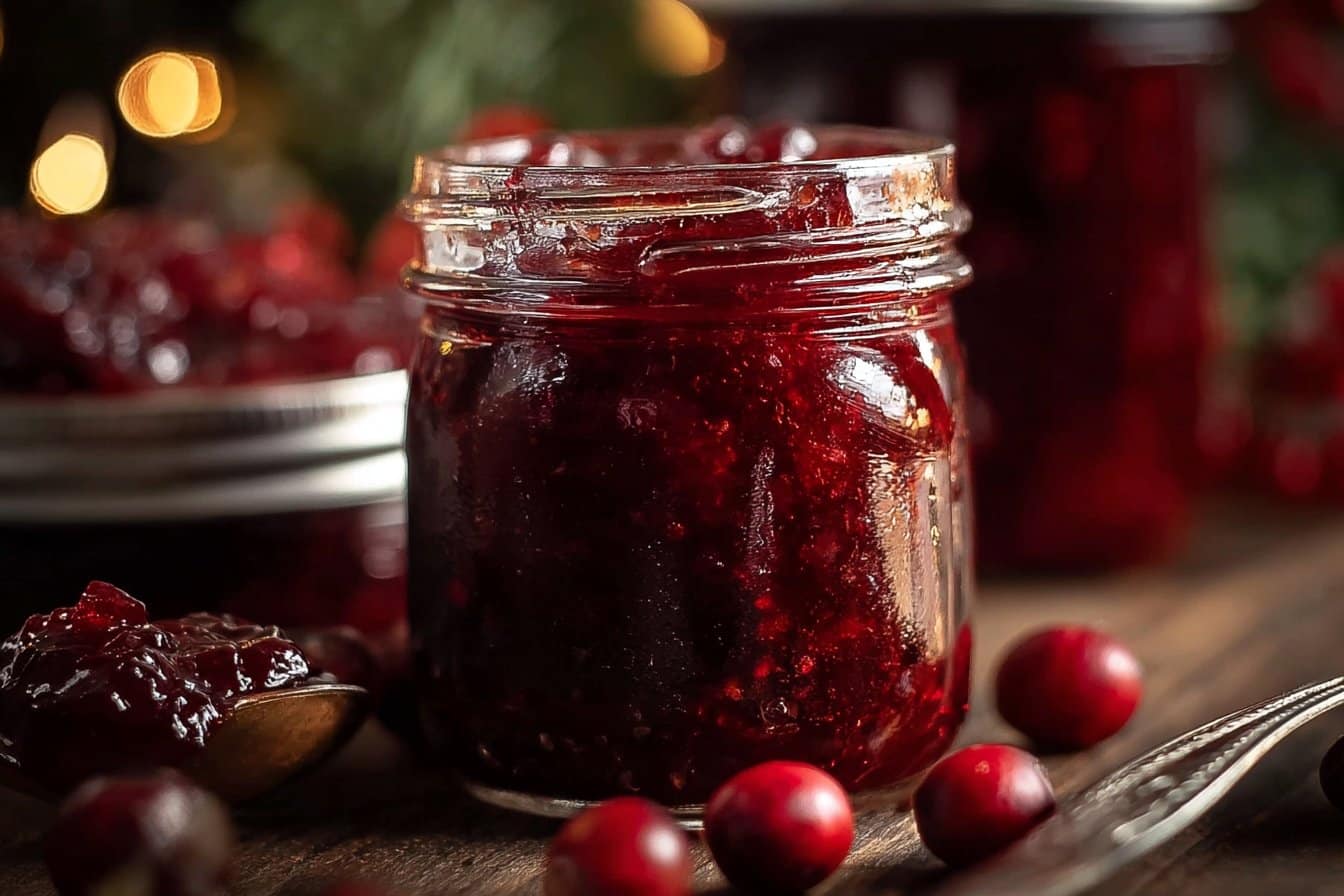 Sweet Christmas Cranberry Jam 4 Sweet Christmas Cranberry Jam