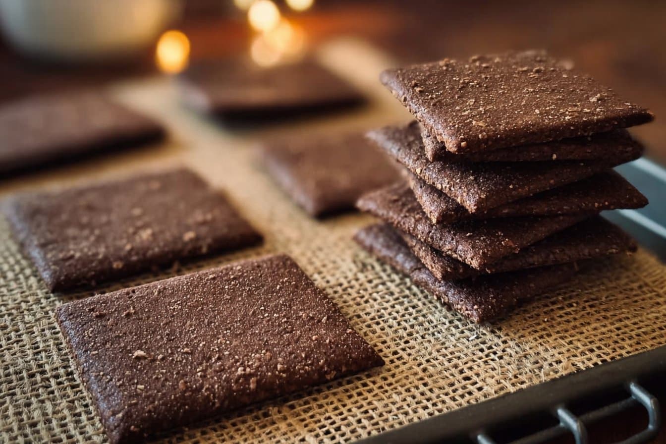 Sourdough Chocolate Graham Crackers 4 Sourdough Chocolate Graham Crackers