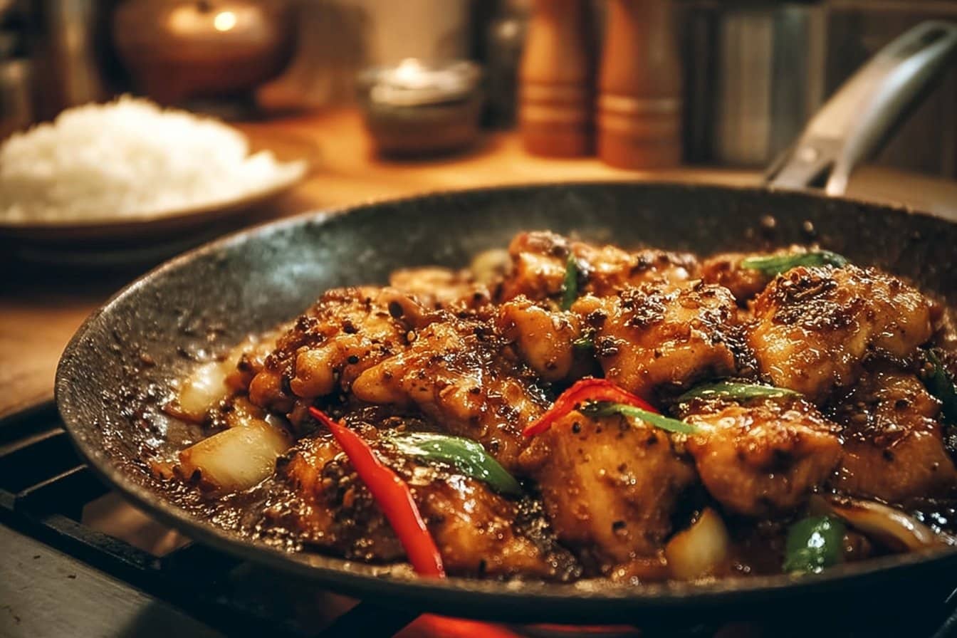 Black Pepper Chicken 4 Black Pepper Chicken