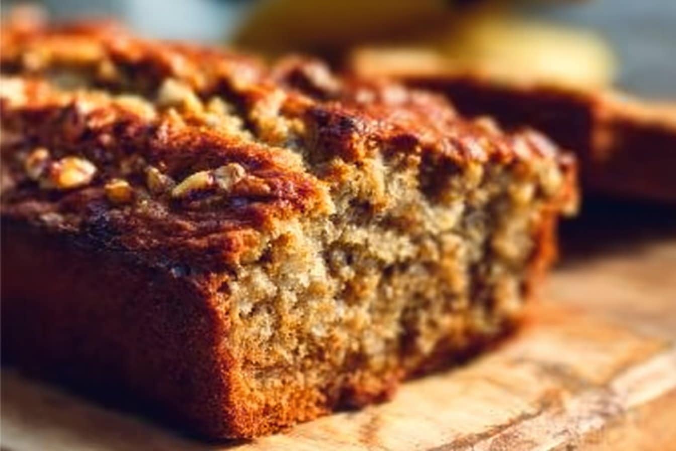 Browned Butter Banana Nut Bread 4 Browned Butter Banana Nut Bread