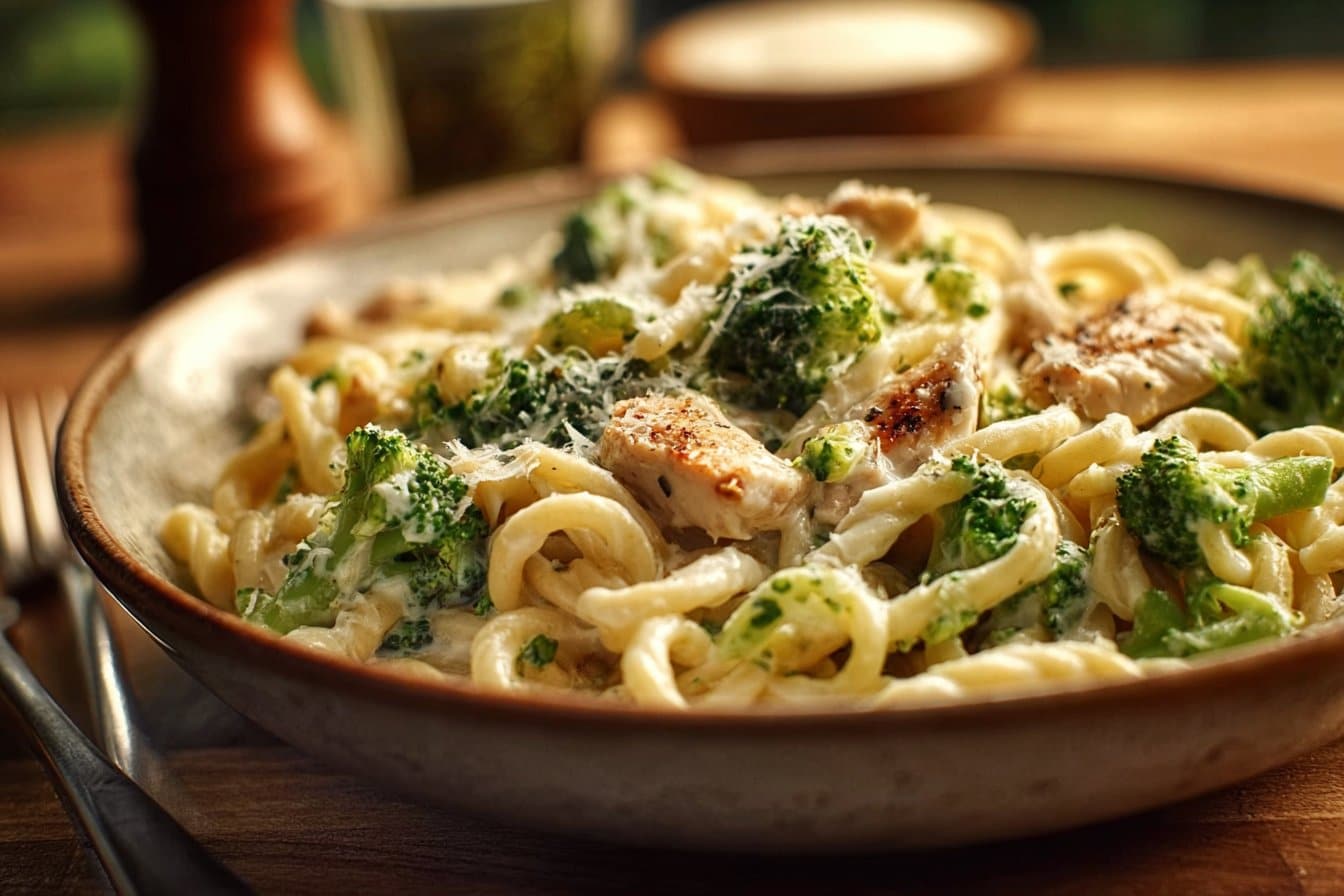 Creamy Rotisserie Chicken Broccoli Pasta 4 Creamy Rotisserie Chicken Broccoli Pasta