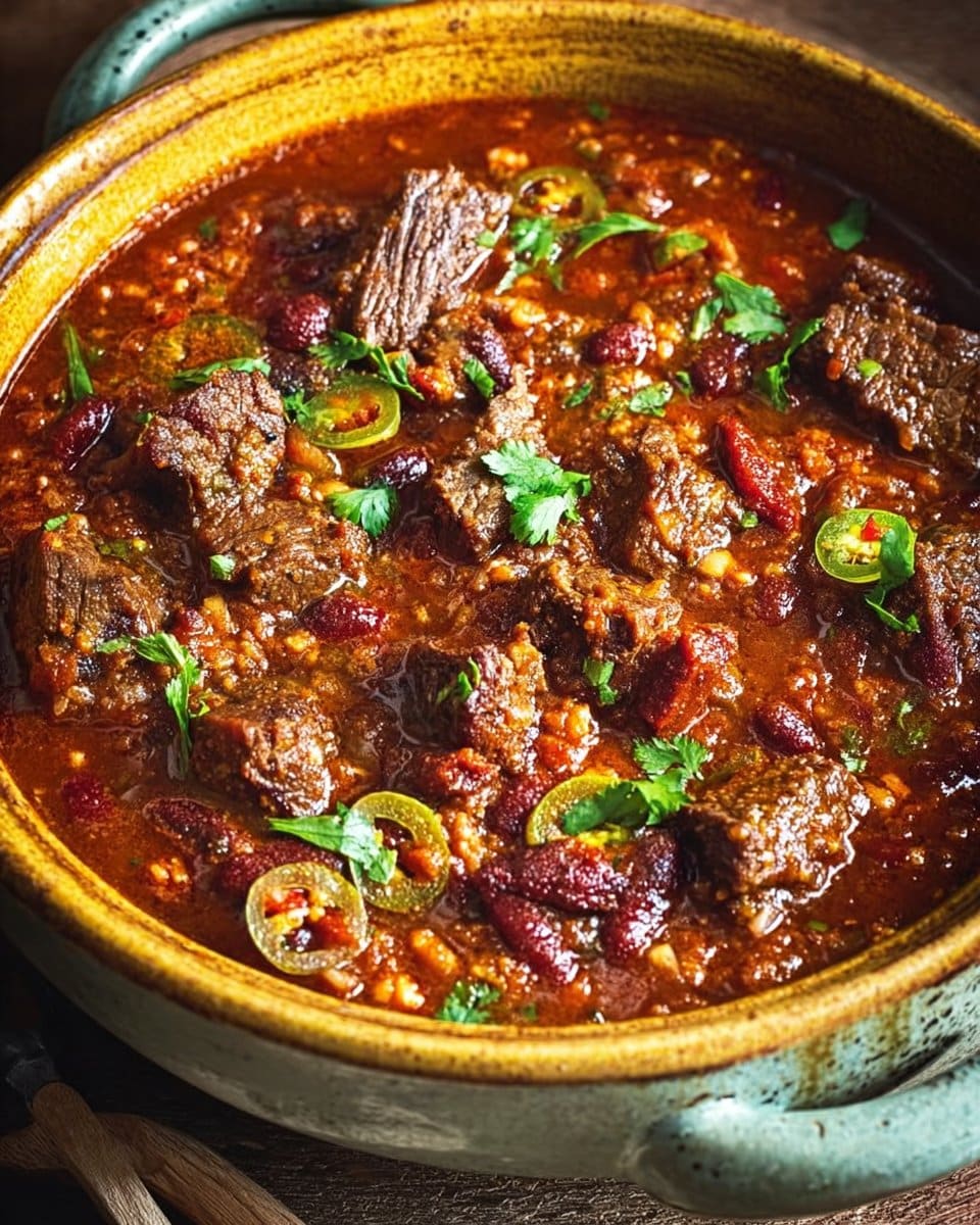 Chili con Costillas de Res y Chorizo 4 Chili con Costillas de Res y Chorizo