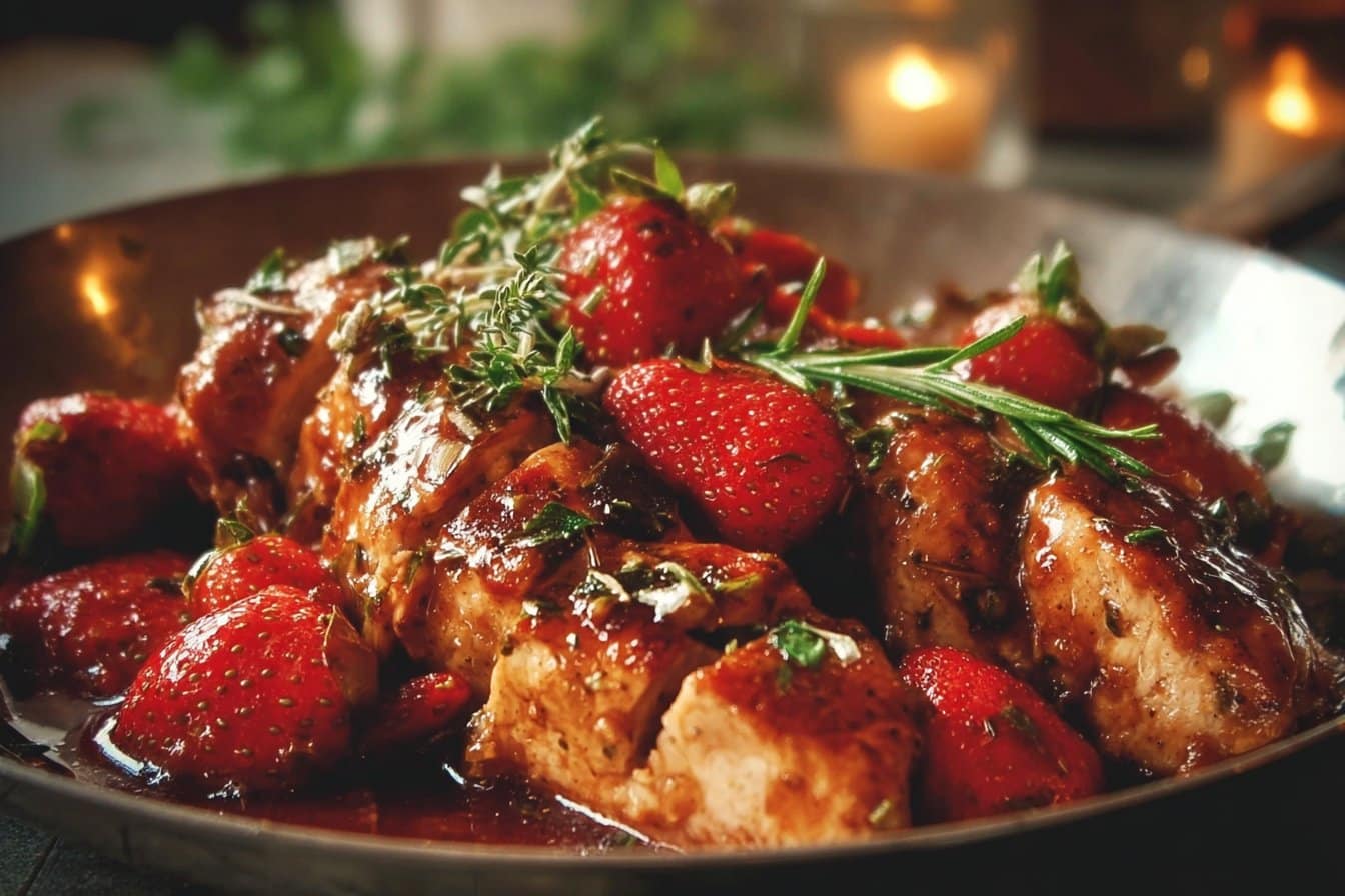 Strawberry Chicken 4 Strawberry Chicken