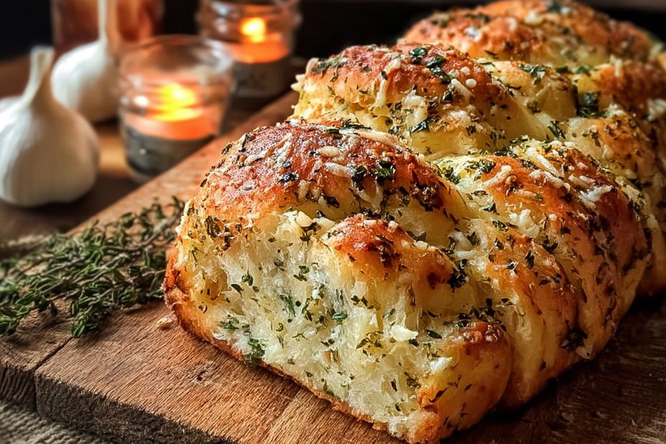 Garlic Parmesan Herb Bread 4 Garlic Parmesan Herb Bread