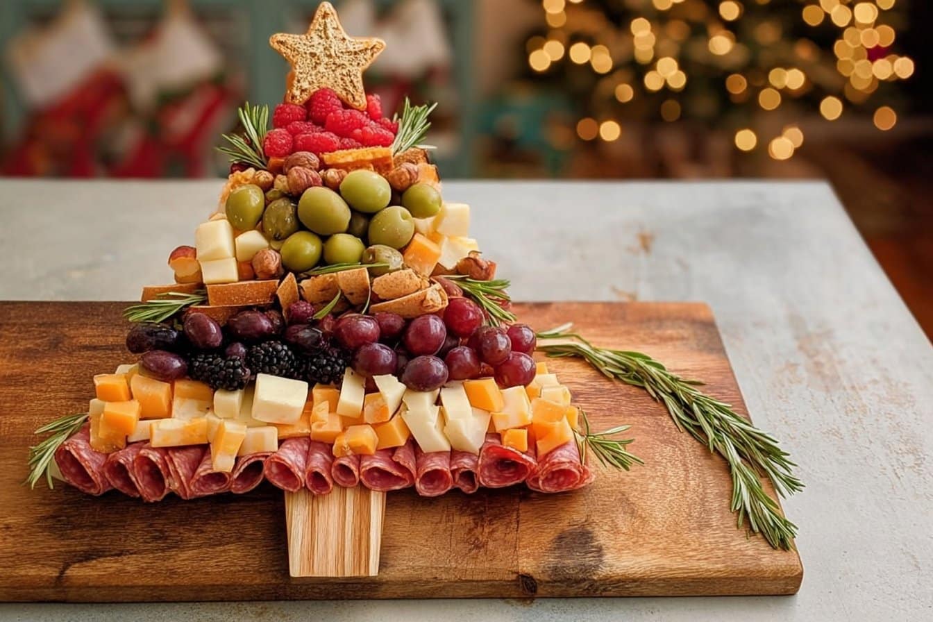 Christmas Tree Shaped Charcuterie Board 4 Christmas Tree Shaped Charcuterie Board