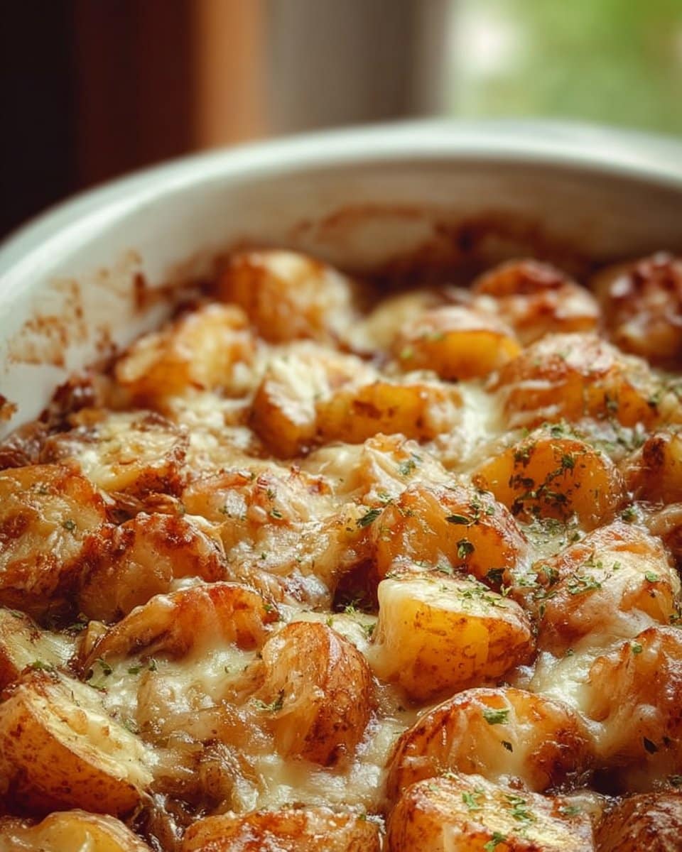 French Onion Potatoes 4 French Onion Potatoes
