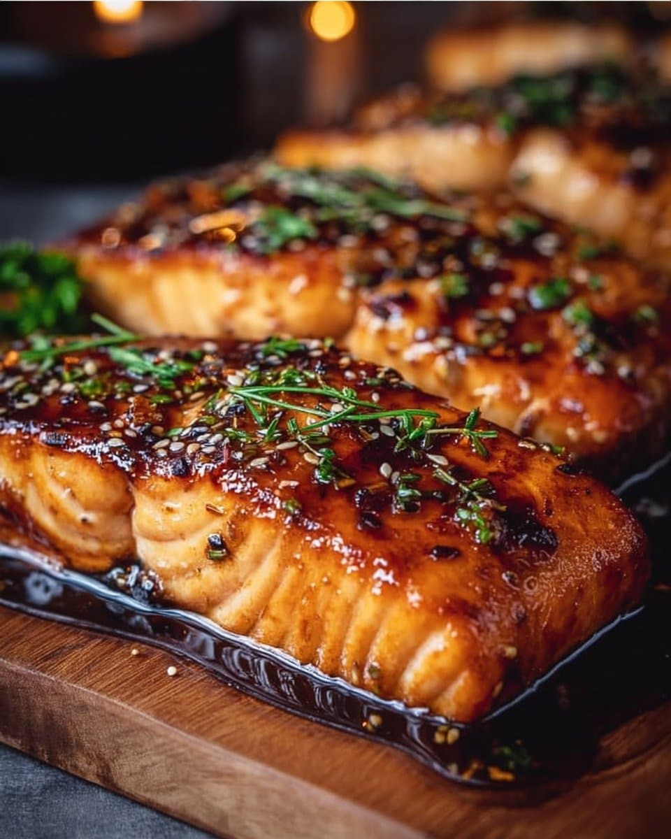 Crispy Honey Garlic Glazed Salmon 4 Crispy Honey Garlic Glazed Salmon Recipe