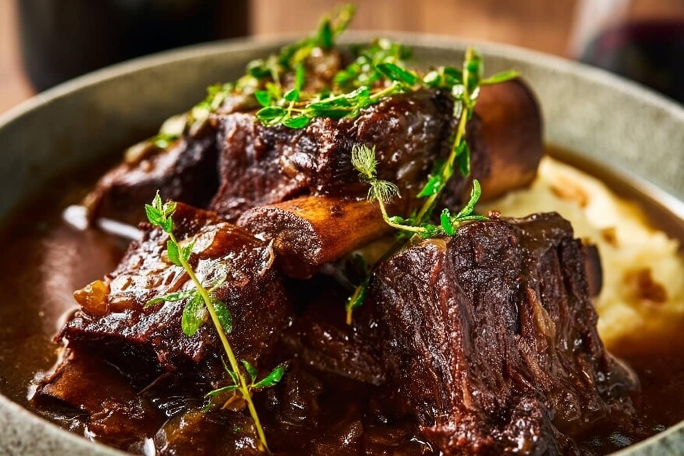 Red Wine Braised Short Ribs 4 Red Wine Braised Short Ribs