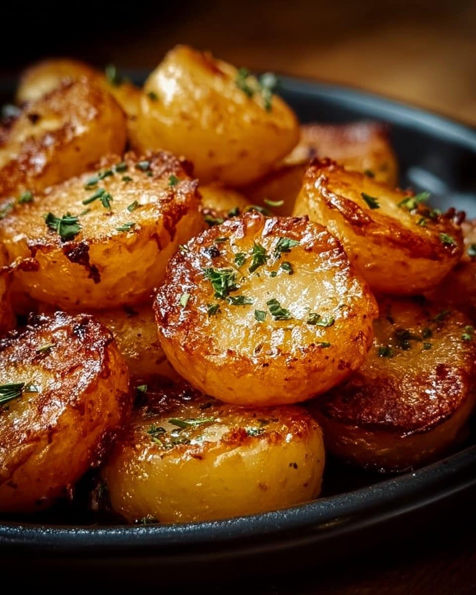 Crispy Garlic Butter Potatoes 4 Crispy Garlic Butter Potatoes