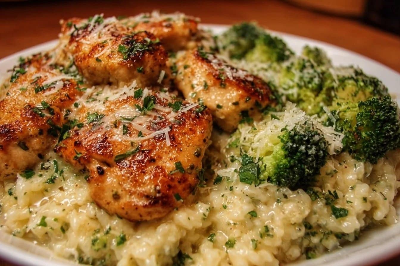 Creamy Parmesan Chicken and Broccoli Rice 4 Creamy Parmesan Chicken and Broccoli Rice
