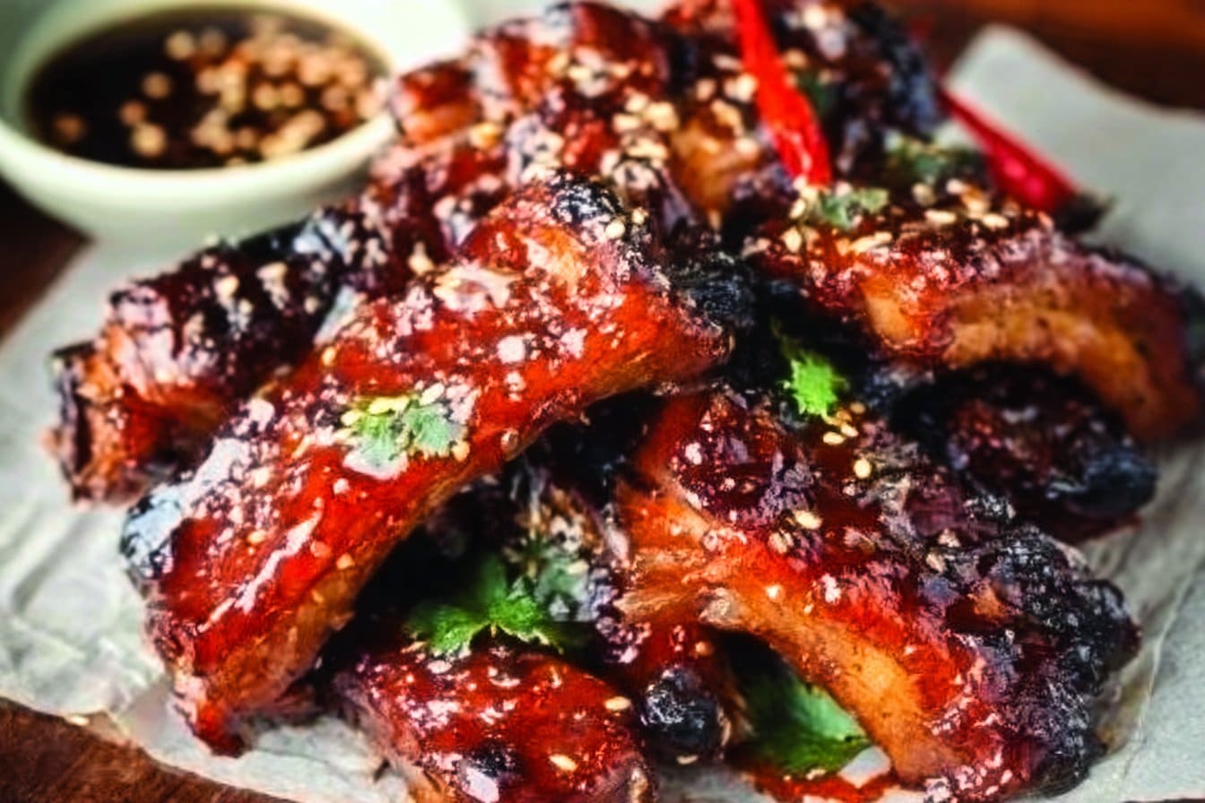 Easy Sticky Asian Pork Ribs 4 Easy Sticky Asian Pork Ribs Recipe