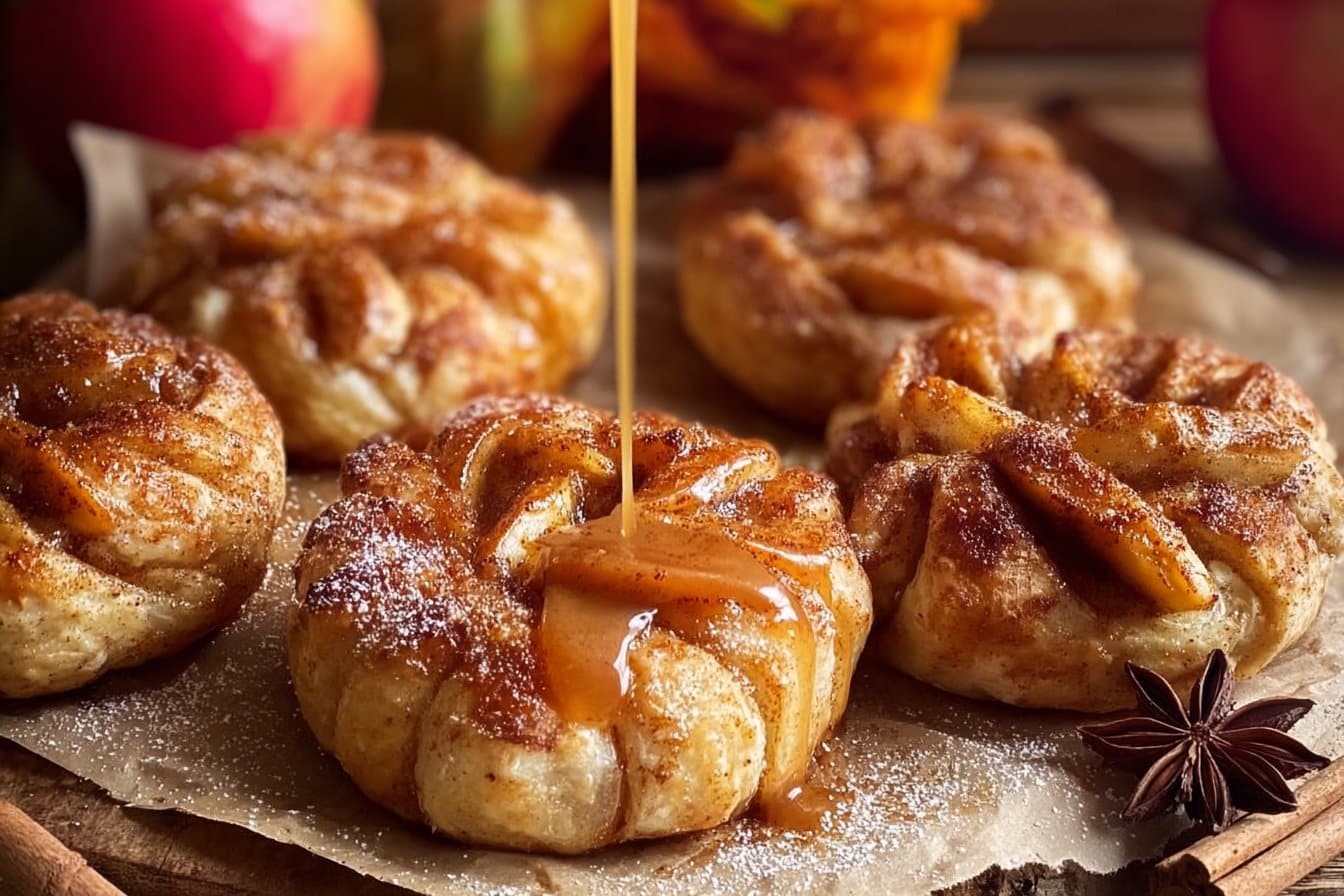 Vegan Caramel Apple Pastries 4 Vegan Caramel Apple Pastries