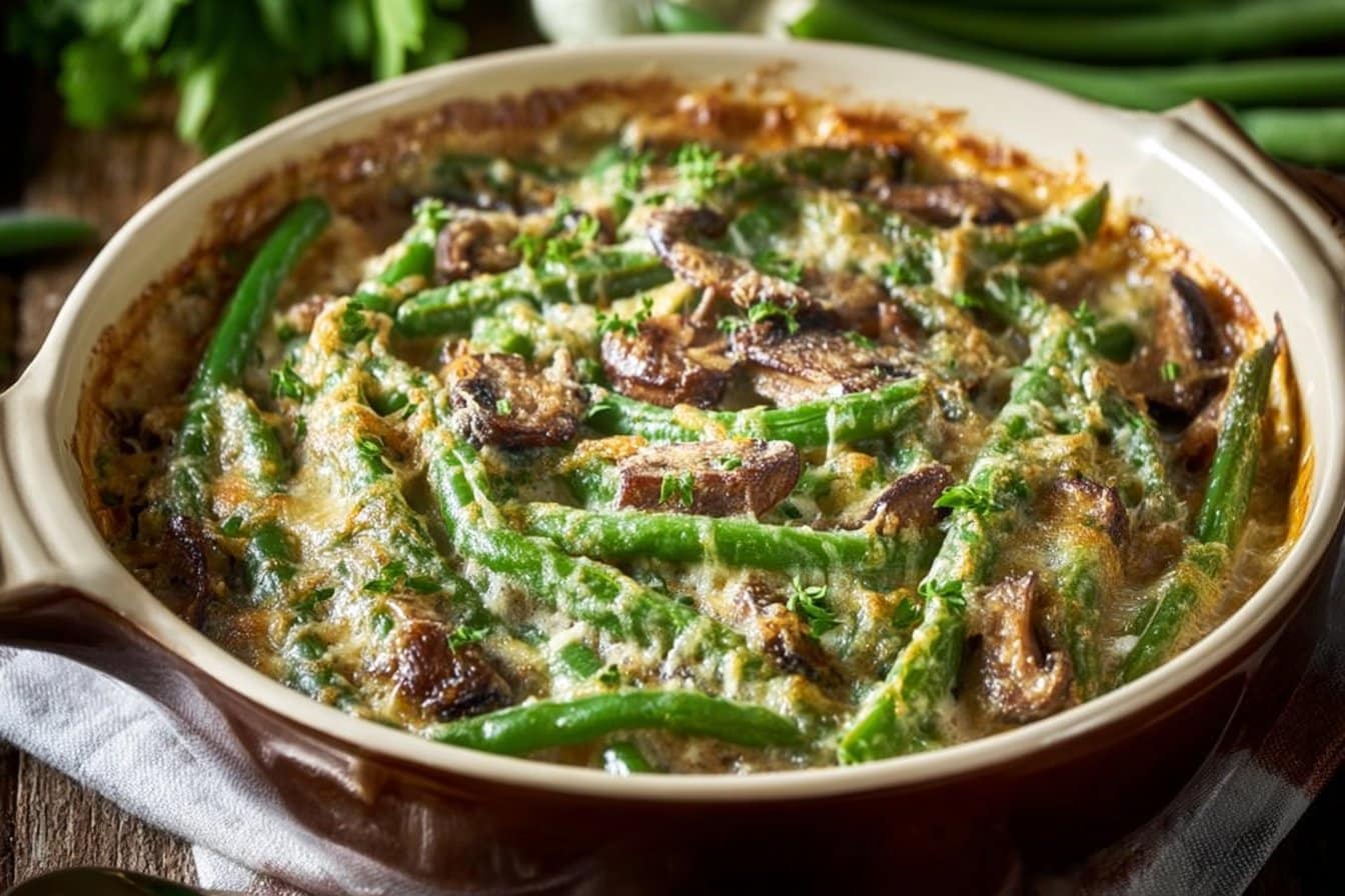 Keto Green Bean Casserole 4 Keto Green Bean Casserole