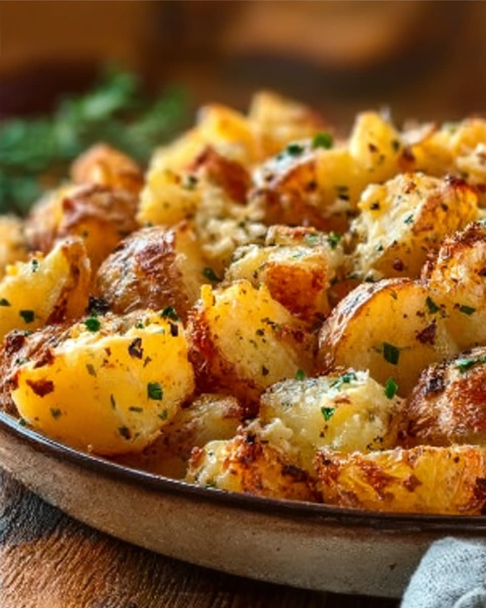 Cheesy Ranch Oven Roasted Potatoes 4 Cheesy Ranch Oven Roasted Potatoes