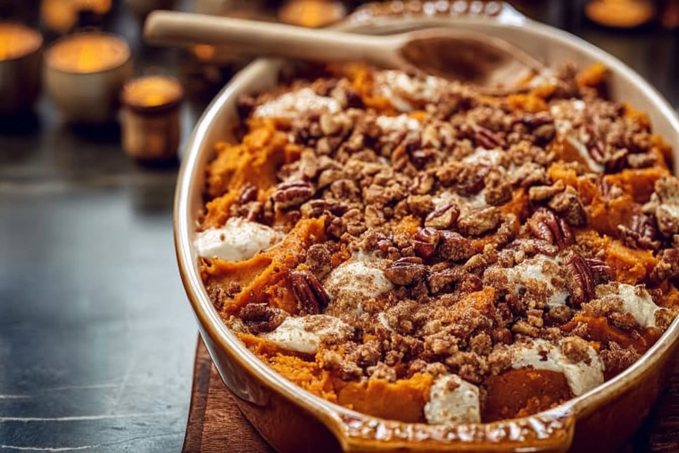 Southern Maple Sweet Potato Casserole 4 Southern Maple Sweet Potato Casserole